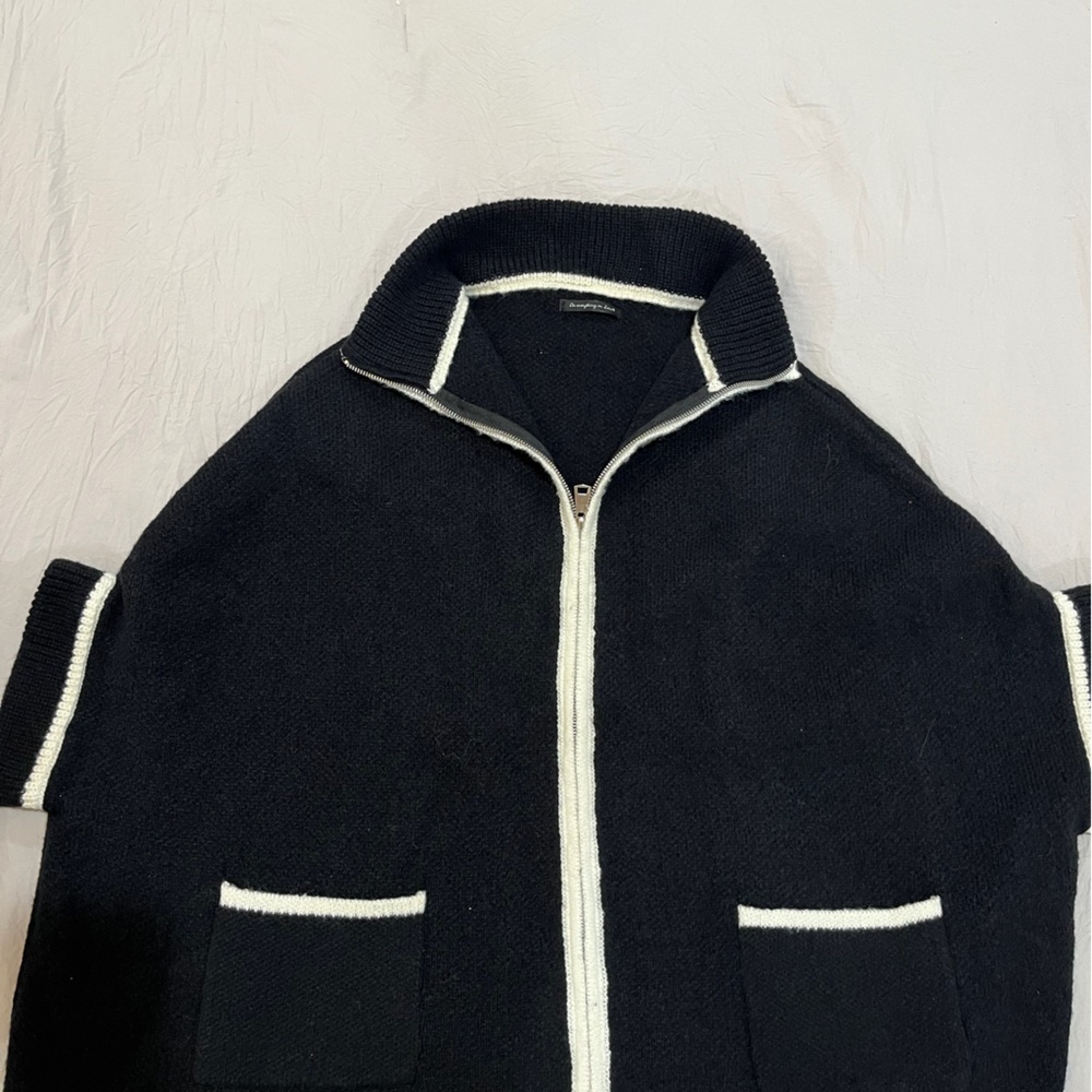 Do Everything in Love Black and White Cape